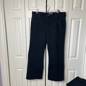 Levi's 512 Perfectly Slimming Bootcut Denim Jeans Black 16